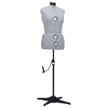 Verstellbare Schneiderpuppe für Damen, grau, Größe M 40-46 von vidaXL, Galanten in der Nacht - Ref: Foro24-288486, Preis: 208...