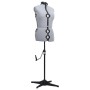 Maniquí de sastre ajustable mujer gris talla M 40-46 de vidaXL, Galanes de noche - Ref: Foro24-288486, Precio: 208,33 €