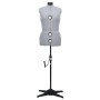 Verstellbare Schneiderpuppe für Damen, grau, Größe M 40-46 von vidaXL, Galanten in der Nacht - Ref: Foro24-288486, Preis: 208...