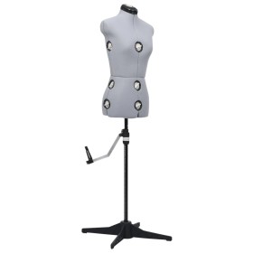Verstellbare Schneiderpuppe Frau grau Gr. S 33-40 von vidaXL, Galanten in der Nacht - Ref: Foro24-288483, Preis: 182,00 €, Ra...