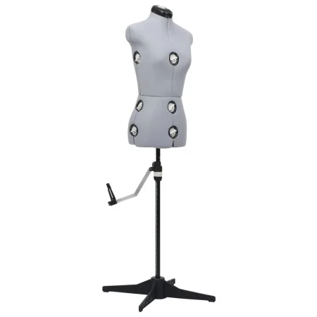 Adjustable female tailor's mannequin, gray, size S 33-40 by vidaXL, Gallants at night - Ref: Foro24-288483, Price: 198,27 €, ...