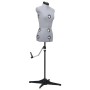 Maniquí de sastre ajustable mujer gris talla S 33-40 de vidaXL, Galanes de noche - Ref: Foro24-288483, Precio: 161,90 €