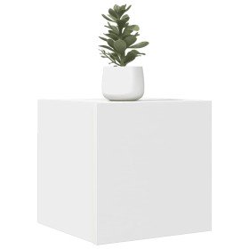 Mueble para TV de pared blanco 30,5x30x30 cm