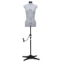 Maniquí de sastre ajustable mujer gris talla S 33-40 de vidaXL, Galanes de noche - Ref: Foro24-288483, Precio: 161,90 €