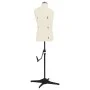 Adjustable tailor's mannequin cream color size 37-45 by vidaXL, Gallants at night - Ref: Foro24-288493, Price: 218,05 €, Disc...