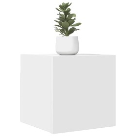 Muebles de pared para TV 2 uds blanco 30,5x30x30 cm