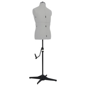 Maniquí de sastre ajustable hombre gris talla 37-45 de vidaXL, Galanes de noche - Ref: Foro24-288492, Precio: 227,47 €, Descu...