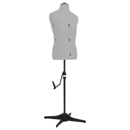 Adjustable tailor mannequin gray man size 37-45 by vidaXL, Gallants at night - Ref: Foro24-288492, Price: 213,43 €, Discount: %