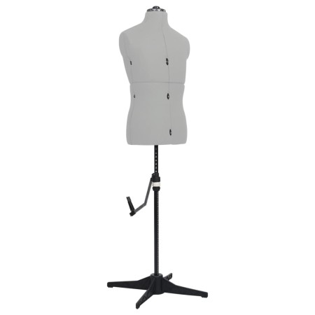 Verstellbare Schaufensterpuppe grau für Herren, Größe 37-45 von vidaXL, Galanten in der Nacht - Ref: Foro24-288492, Preis: 22...
