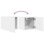Muebles de pared para TV 2 uds blanco 30,5x30x30 cm en Muebles TV | Comprar online en Foro24