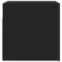 Mueble de salón de pared negro 30,5x30x30 cm