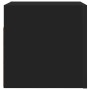 Muebles de salón de pared 2 uds negro 30,5x30x30 cm