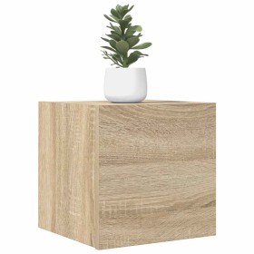 Mueble de salón de pared roble Sonoma 30,5x30x30 cm
