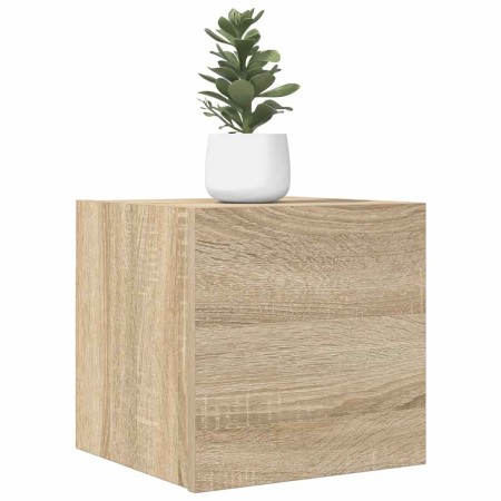 Mueble de salón de pared roble Sonoma 30,5x30x30 cm