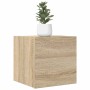 Mueble de salón de pared roble Sonoma 30,5x30x30 cm