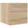 Mueble de salón de pared roble Sonoma 30,5x30x30 cm