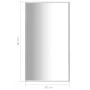 Silver mirror 80x60 cm by vidaXL, Mirrors - Ref: Foro24-322735, Price: 56,94 €, Discount: %
