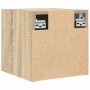 Muebles de salón de pared 2 uds roble Sonoma 30,5x30x30 cm