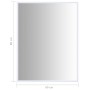 Weißer Spiegel 80x60 cm von vidaXL, Spiegel - Ref: Foro24-322722, Preis: 58,02 €, Rabatt: %