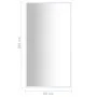 Espejo blanco 100x60 cm de vidaXL, Espejos - Ref: Foro24-322723, Precio: 65,11 €, Descuento: %