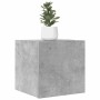 Muebles de salón de pared 2 uds gris hormigón 30,5x30x30 cm