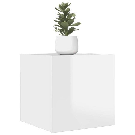 Muebles de salón de pared blanco brillo 30,5x30x30 cm en Muebles TV | Comprar online en Foro24