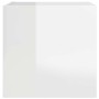 Muebles de salón de pared blanco brillo 30,5x30x30 cm en Muebles TV | Comprar online en Foro24