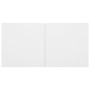 Muebles colgantes de TV 2 unidades blanco 60x30x30 cm en Muebles TV | Comprar online en Foro24