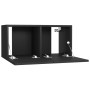 Mueble de TV colgante negro 60x30x30 cm en Muebles TV | Comprar online en Foro24