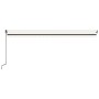 Manuelle einziehbare Markise mit cremefarbenem LED-Licht 500x300 cm von vidaXL, Markisen - Ref: Foro24-3069142, Preis: 431,61...