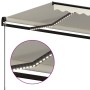 Manual retractable awning with LED light cream 500x300 cm by vidaXL, Awnings - Ref: Foro24-3069142, Price: 431,61 €, Discount: %