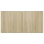 Muebles de salón colgantes 3 uds roble Sonoma 60x30x30 cm en Muebles TV | Comprar online en Foro24