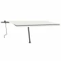 Manuell einziehbare Markise mit cremefarbenem LED-Licht 500 x 300 cm von vidaXL, Markisen - Ref: Foro24-3069782, Preis: 548,6...
