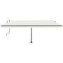 Manuell einziehbare Markise mit cremefarbenem LED-Licht 500 x 300 cm von vidaXL, Markisen - Ref: Foro24-3069782, Preis: 548,6...