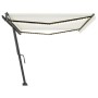 Manuell einziehbare Markise mit cremefarbenem LED-Licht 500 x 300 cm von vidaXL, Markisen - Ref: Foro24-3069782, Preis: 557,4...