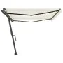 Manuell einziehbare Markise mit cremefarbenem LED-Licht 500 x 300 cm von vidaXL, Markisen - Ref: Foro24-3069782, Preis: 548,6...