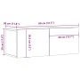 Muebles para TV 2 uds madera de ingeniería blanco 80x30x30 cm