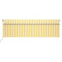 Manual retractable awning with blinds and yellow and white LED 5x3 m by vidaXL, Awnings - Ref: Foro24-3069463, Price: 390,07 ...