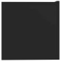 Muebles para TV 2 uds madera contrachapada negro 80x30x30 cm