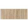Muebles de TV 2 uds madera ingeniería roble Sonoma 80x30x30 cm