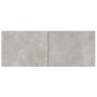 Muebles de TV 2 uds madera ingeniería gris hormigón 80x30x30 cm
