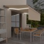 Manuelle ausfahrbare Markise mit Jalousie und LED in Creme 5x3 m. von vidaXL, Markisen - Ref: Foro24-3069462, Preis: 481,05 €...