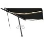 Toldo retráctil manual con LED gris antracita 500x300 cm de vidaXL, Toldos - Ref: Foro24-3069784, Precio: 537,91 €, Descuento: %