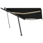 Manual retractable awning with LED anthracite gray 500x300 cm by vidaXL, Awnings - Ref: Foro24-3069784, Price: 720,98 €, Disc...
