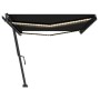 Manuell ausfahrbare Markise mit LED Anthrazitgrau 500x300 cm von vidaXL, Markisen - Ref: Foro24-3069784, Preis: 546,28 €, Rab...
