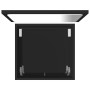 Conjunto de muebles de baño 2 pzas madera contrachapada negro