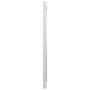 Set muebles de baño 2 piezas madera contrachapada blanco brillo