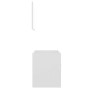 Conjunto de muebles de baño 2 piezas contrachapada blanco