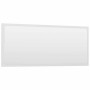 Set muebles de baño 2 piezas madera contrachapada blanco brillo