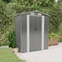 Cobertizo de jardín acero galvanizado gris claro 192x108x223 cm de vidaXL, Cobertizos - Ref: Foro24-319269, Precio: 219,28 €,...